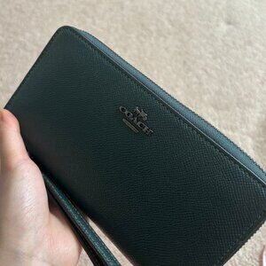 Coach Long Zip Around Wallet